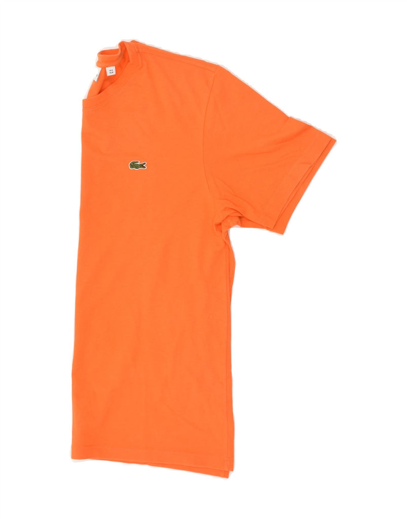 LACOSTE Mens T-Shirt Top Size 4 Medium Orange Cotton | Vintage Lacoste | Thrift | Second-Hand Lacoste | Used Clothing | Messina Hembry 