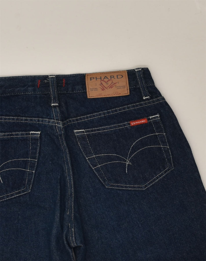 PHARD Womens Classic Classic Fit Straight Jeans W27 L27 Navy Blue Cotton | Vintage Phard | Thrift | Second-Hand Phard | Used Clothing | Messina Hembry 