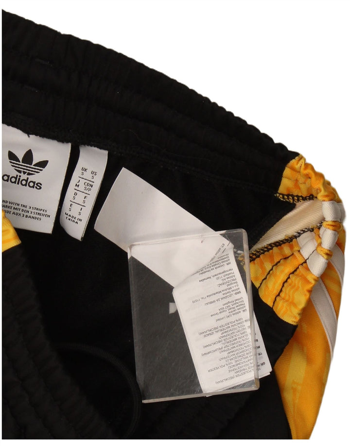 Adidas Mens Tracksuit Trousers Joggers Small Black Colourblock Polyester
