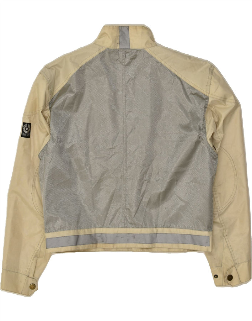 BELSTAFF Mens Utility Jacket UK 38 Medium Beige Colourblock Nylon | Vintage Belstaff | Thrift | Second-Hand Belstaff | Used Clothing | Messina Hembry 