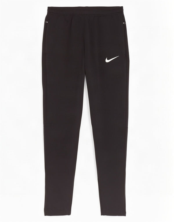 Nike Mens Dri Fit Tracksuit Trousers Medium Black Polyester