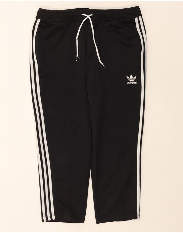 Adidas Mens Capri Tracksuit Trousers Large  Black Polyester