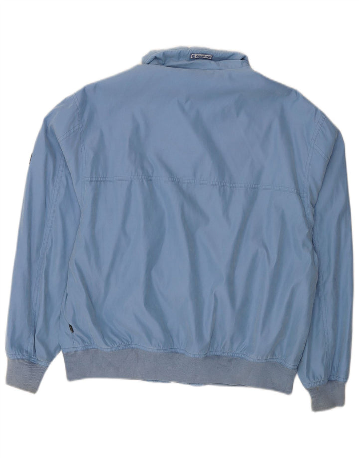 Invicta Mens Bomber Jacket UK 36 Small Blue Polyester