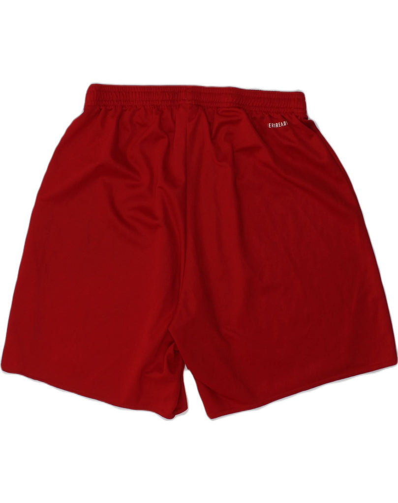 ADIDAS Boys Sport Shorts 11-12 Years Medium  Red Polyester | Vintage Adidas | Thrift | Second-Hand Adidas | Used Clothing | Messina Hembry 