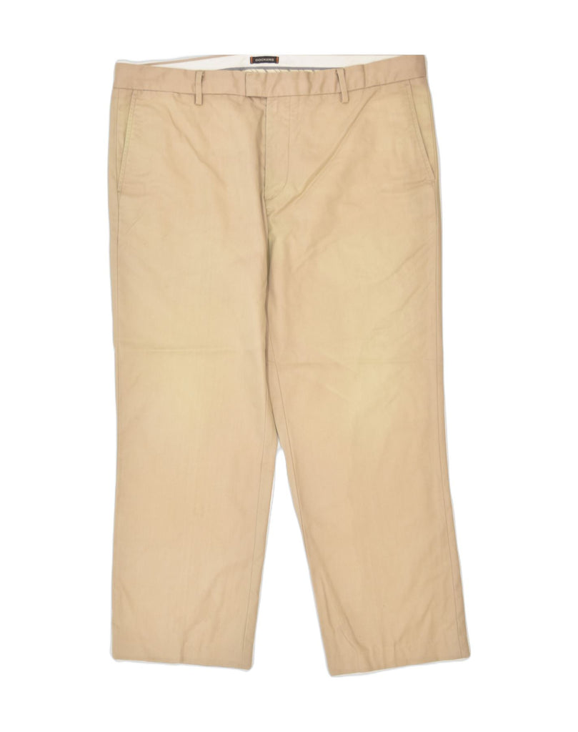 DOCKERS Mens Tapered Chino Trousers W38 L26 Beige Cotton | Vintage | Thrift | Second-Hand | Used Clothing | Messina Hembry 