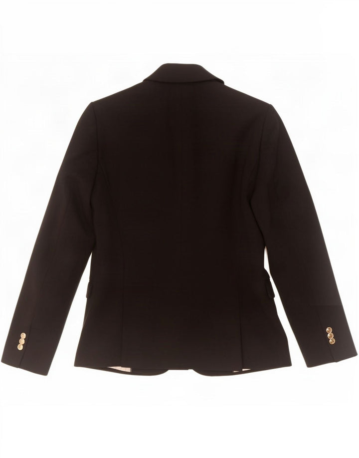 Zara Womens 1 Button Blazer Jacket UK 10 Small Black