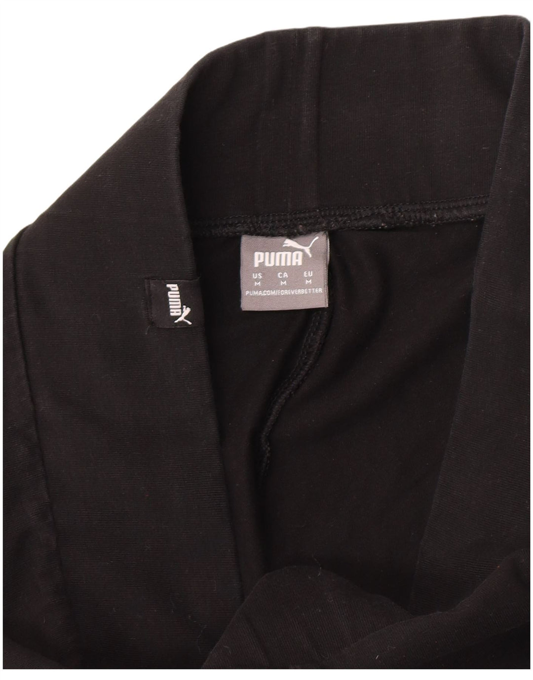 Puma Womens Graphic Leggings UK 12 Medium Black