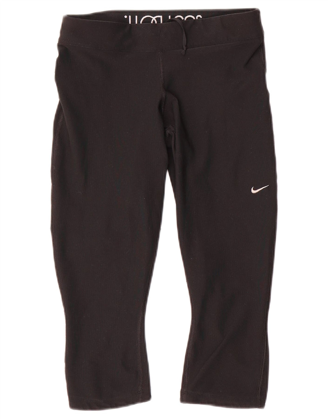 Nike Womens Dri Fit Capri Leggings UK 14 Medium Black