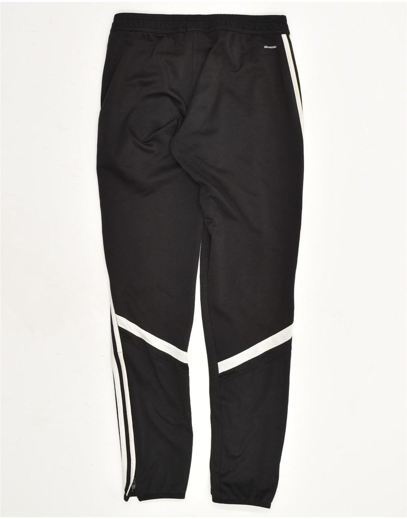 ADIDAS Womens Climacool Tracksuit Trousers UK 12-14 Medium Black Polyester | Vintage Adidas | Thrift | Second-Hand Adidas | Used Clothing | Messina Hembry 