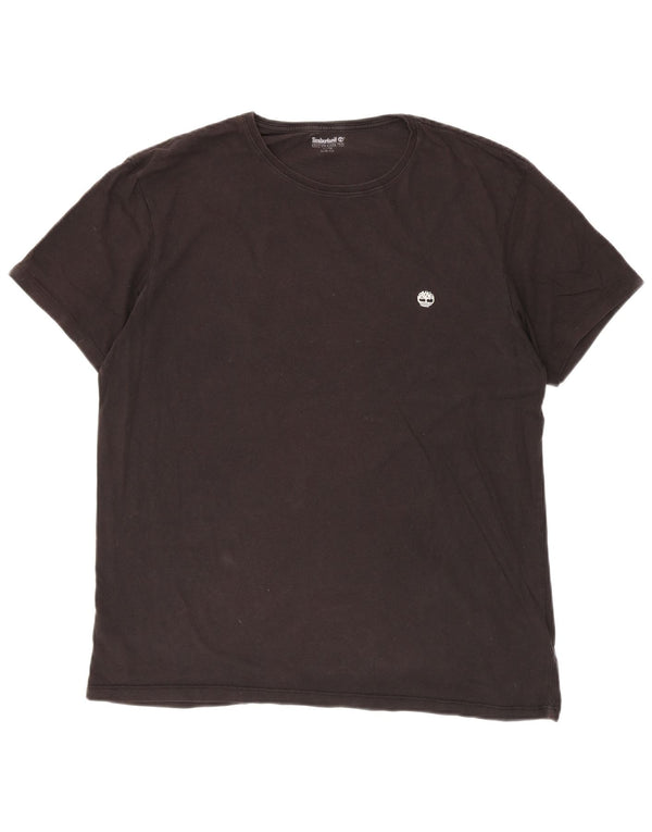 Timberland Mens Slim Fit T-Shirt Top XL Black Cotton