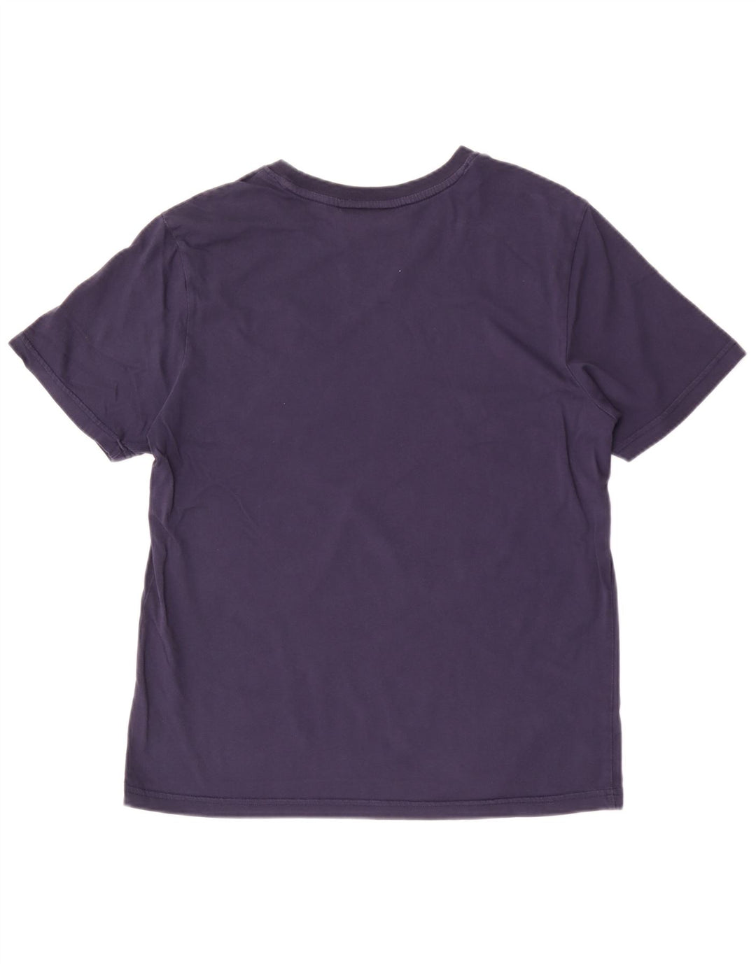 FILA Mens Graphic T-Shirt Top Small Navy Blue Cotton