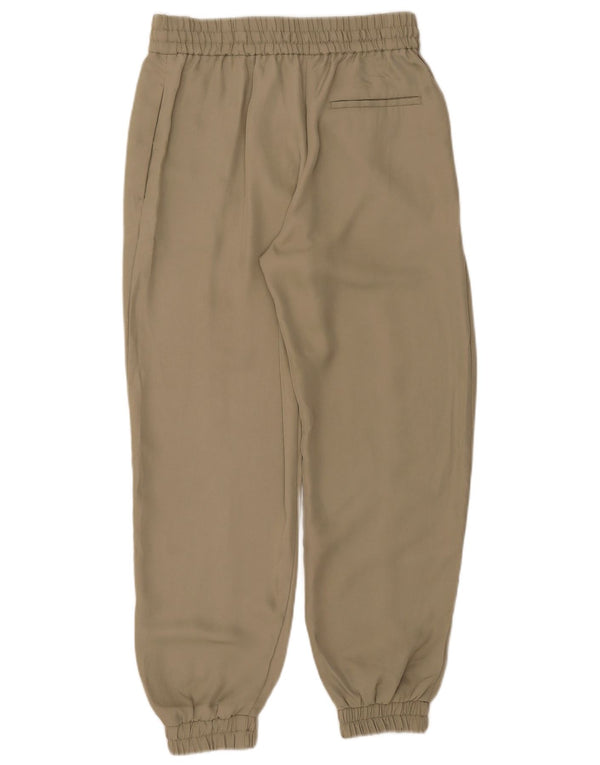 Zara Womens Joggers Casual Trousers Medium W28 L26 Khaki Polyester