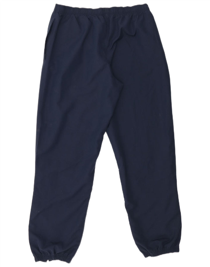Reebok Mens Tracksuit Trousers Joggers Medium  Navy Blue Polyester