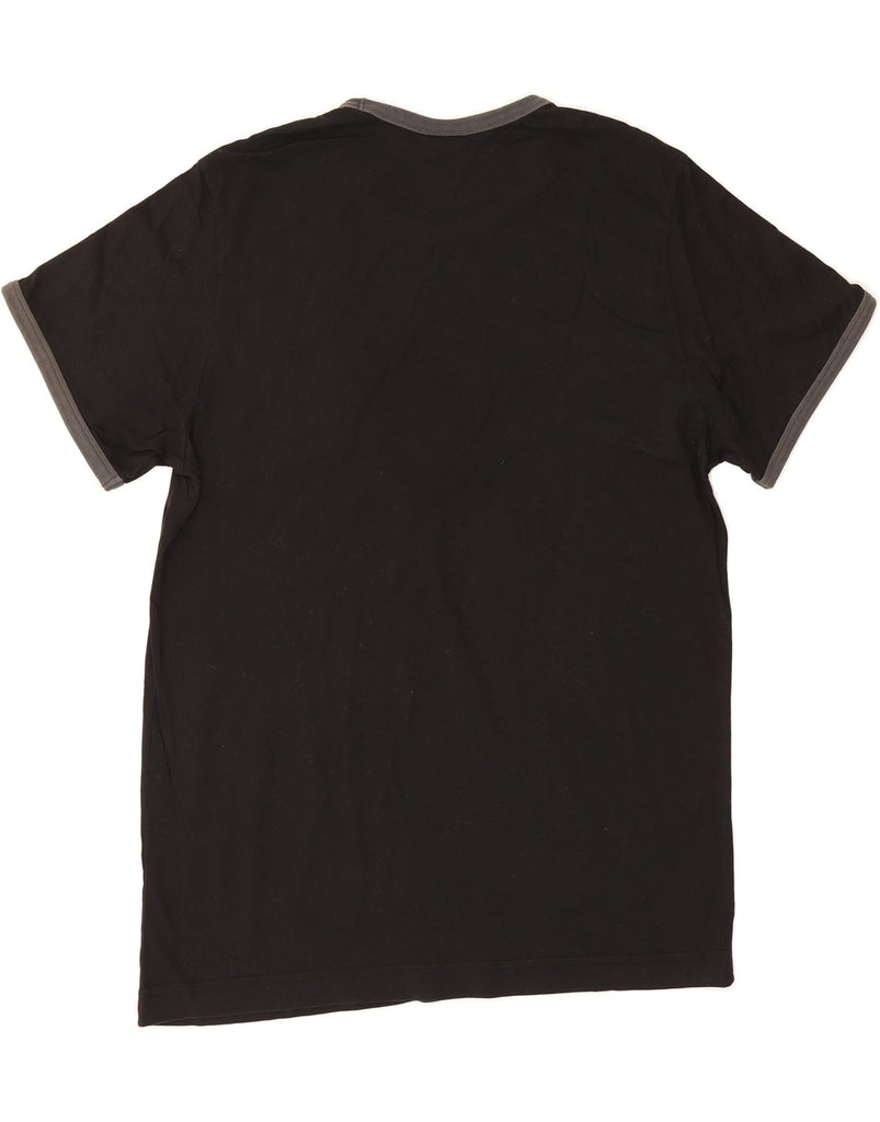 LOTTO Mens T-Shirt Top Large Black Vintage Lotto and Second-Hand Lotto from Messina Hembry 