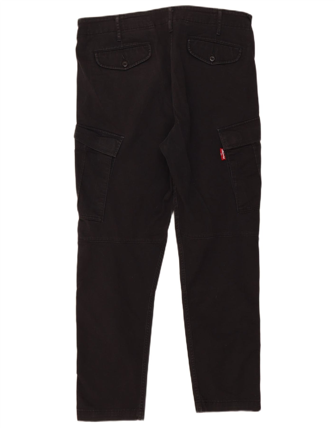 Levi's Mens Slim Cargo Trousers W34 L29 Black Cotton