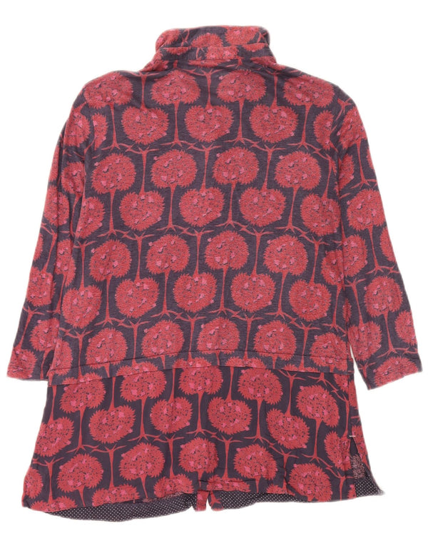 White Stuff Womens Longline Shirt Blouse UK 14 Large Navy Blue