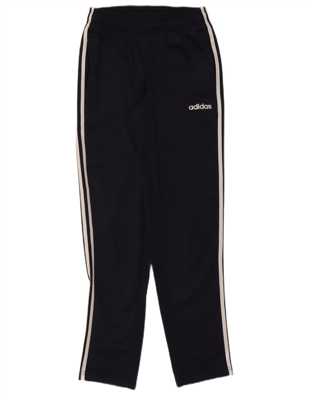 Adidas Mens Tracksuit Trousers Small Navy Blue Polyester
