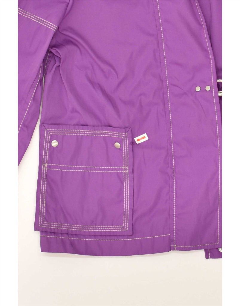 FAY Womens Bomber Jacket UK 10 Small Purple Vintage Fay and Second-Hand Fay from Messina Hembry 