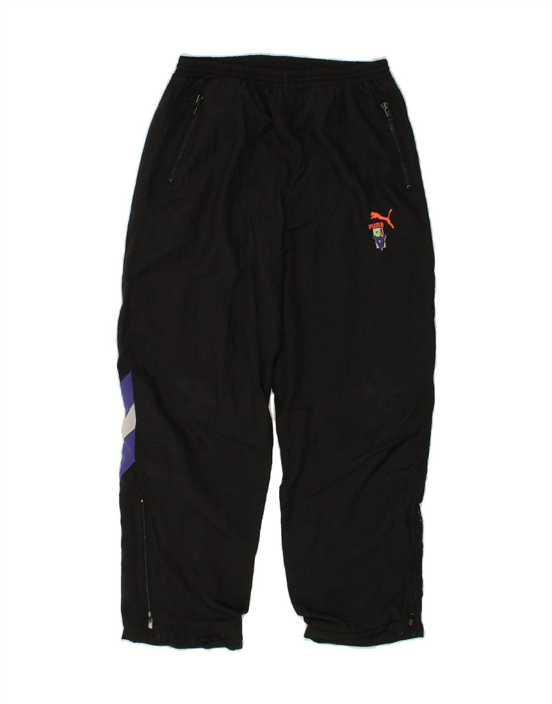 PUMA Womens Tracksuit Trousers XS Black Nylon Vintage Puma and Second-Hand Puma from Messina Hembry 