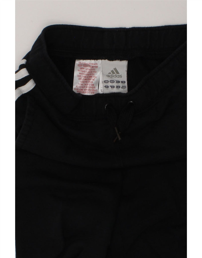 ADIDAS Boys Tracksuit Trousers 7-8 Years Black Cotton | Vintage Adidas | Thrift | Second-Hand Adidas | Used Clothing | Messina Hembry 