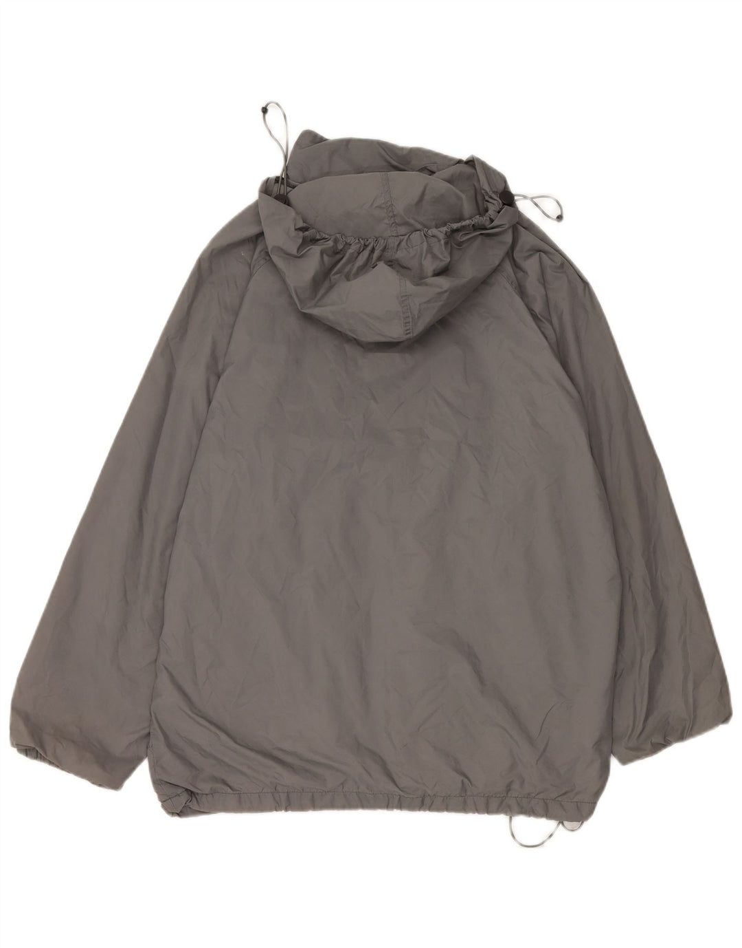 Champion Mens Hooded Oversized Rain Jacket UK 38 Medium Grey