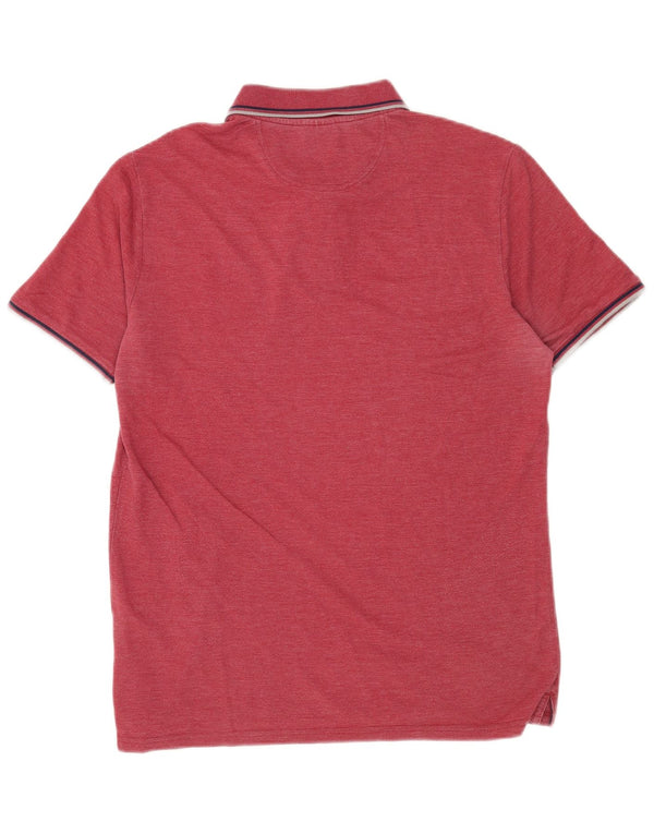 Champion Mens Polo Shirt Medium Pink