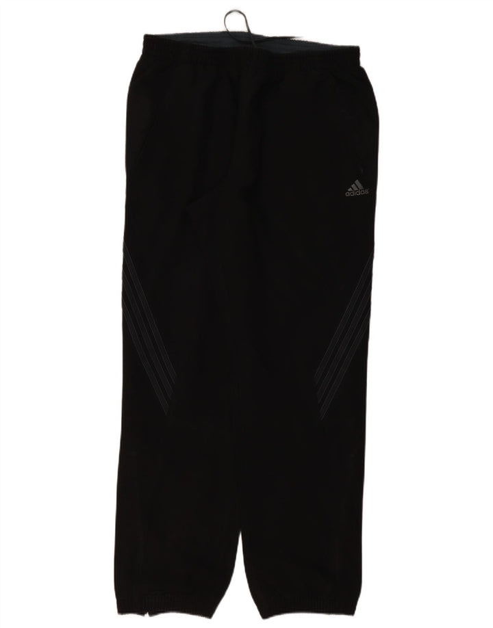 Adidas Mens Climalite Tracksuit Trousers Joggers Medium Black Polyester