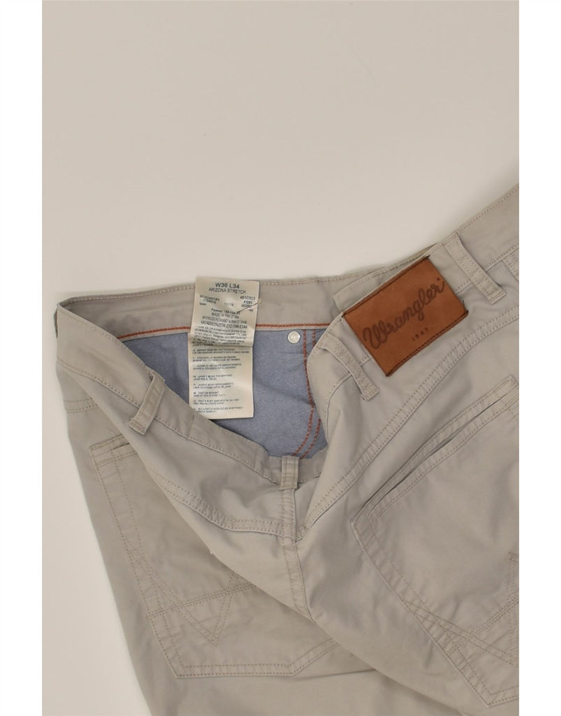WRANGLER Womens Arizona Stretch Slim Casual Trousers W36 L34 Grey | Vintage Wrangler | Thrift | Second-Hand Wrangler | Used Clothing | Messina Hembry 