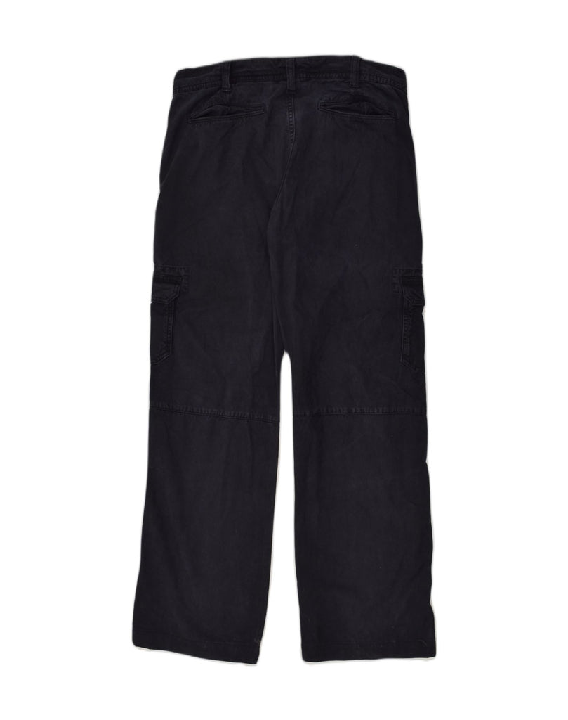 GANT Mens Straight Cargo Trousers W31 L34 Navy Blue Cotton | Vintage Gant | Thrift | Second-Hand Gant | Used Clothing | Messina Hembry 