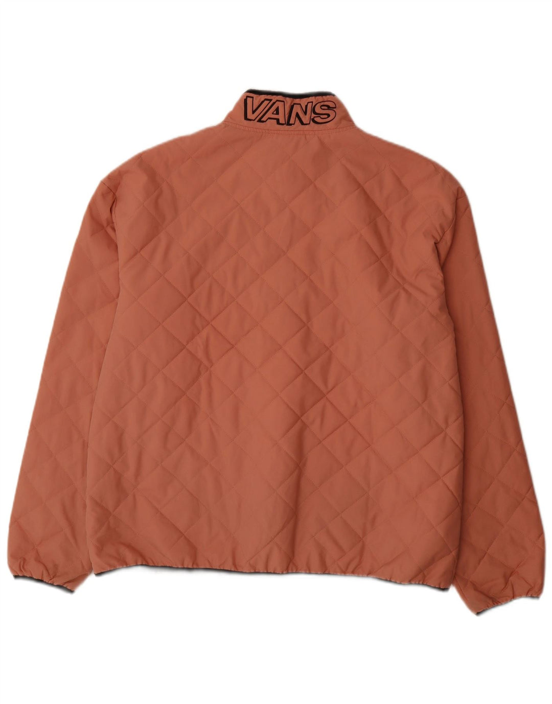 Vans Womens Pullover Quilted Jacket UK 42 XL Pink Polyester