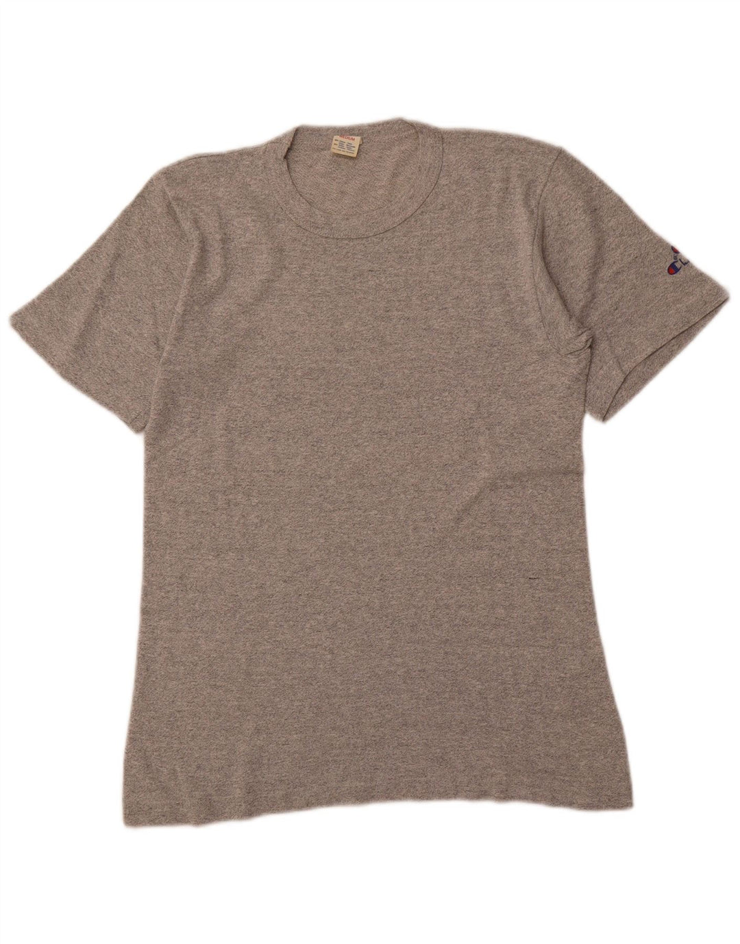 CHAMPION Mens T-Shirt Top Medium Grey Cotton