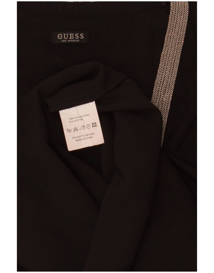 Guess Womens Sleeveless Blouse Top UK 14 Medium Black Polyester