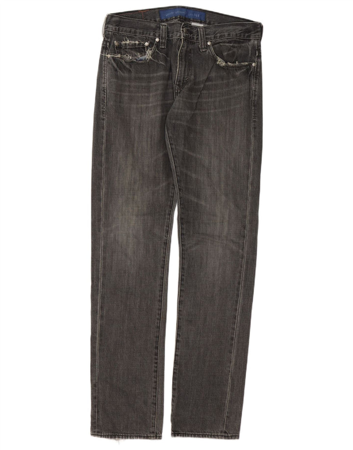 Levi's Mens 511 Skinny Jeans W34 L34 Grey Cotton
