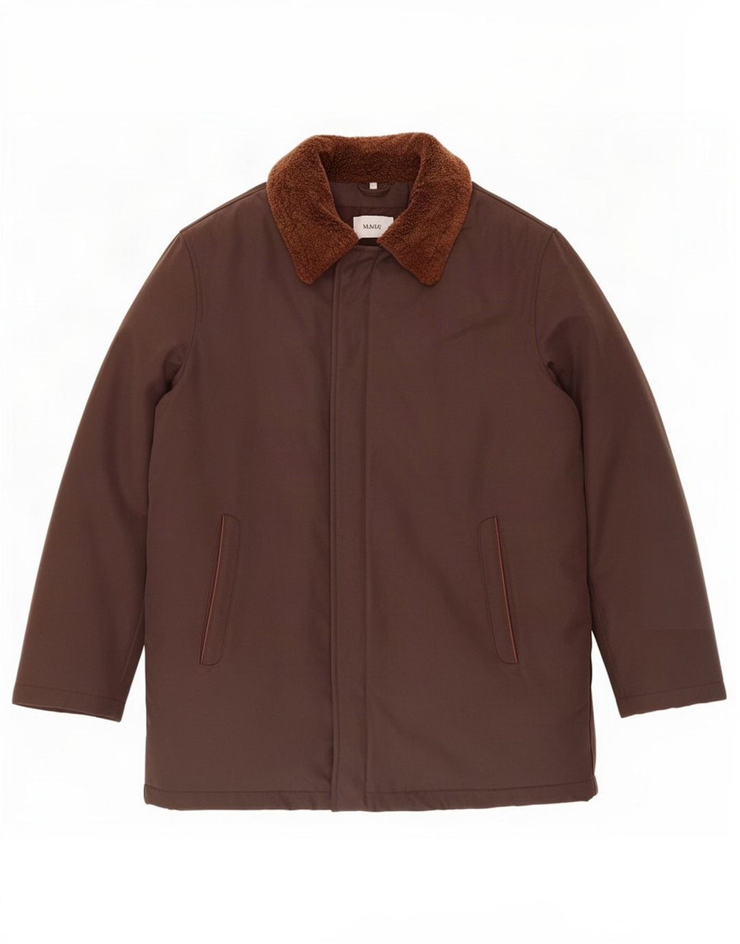Mabrun Mens Bomber Jacket IT 50 Large Brown Polyester