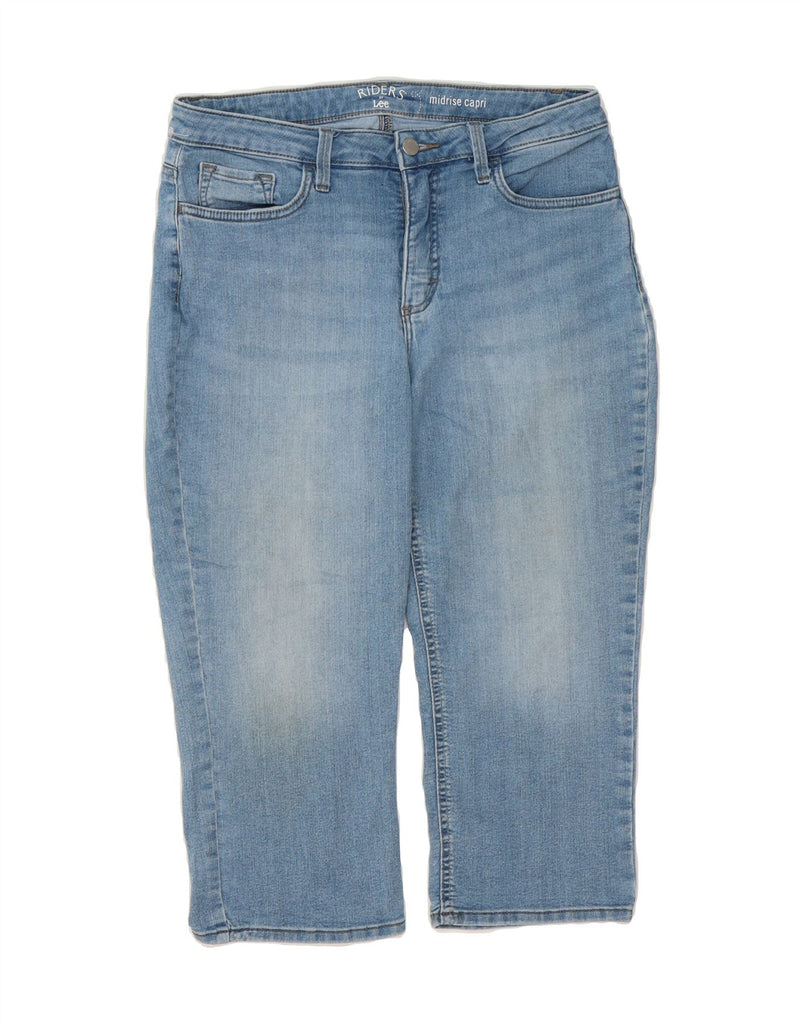 LEE Womens Mid Rise Capri Jeans W32 L20 Blue Cotton Vintage Lee and Second-Hand Lee from Messina Hembry 