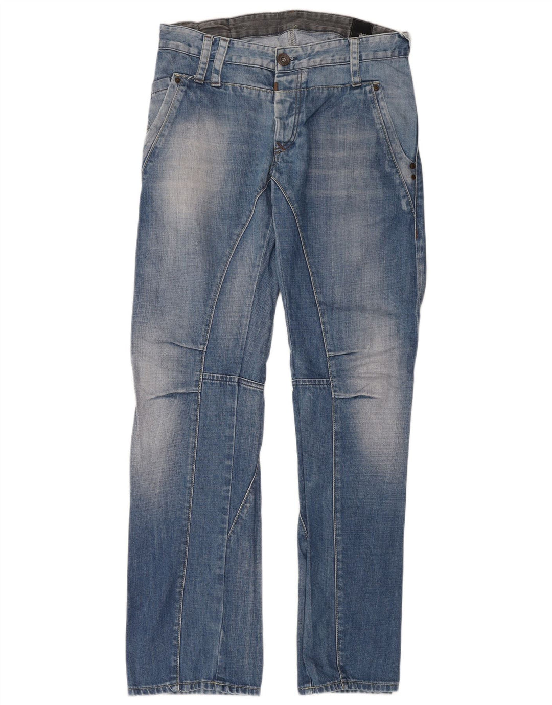 Jack & Jones Mens Boxy Loose Jeans W33 L34 Blue Cotton