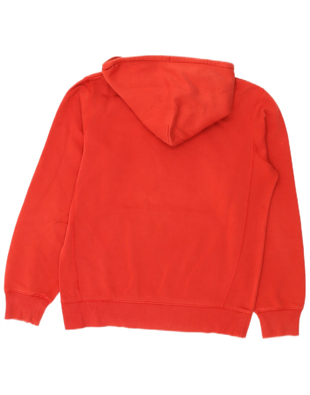 Nike Mens Hoodie Jumper UK 39/41 Medium Red Cotton