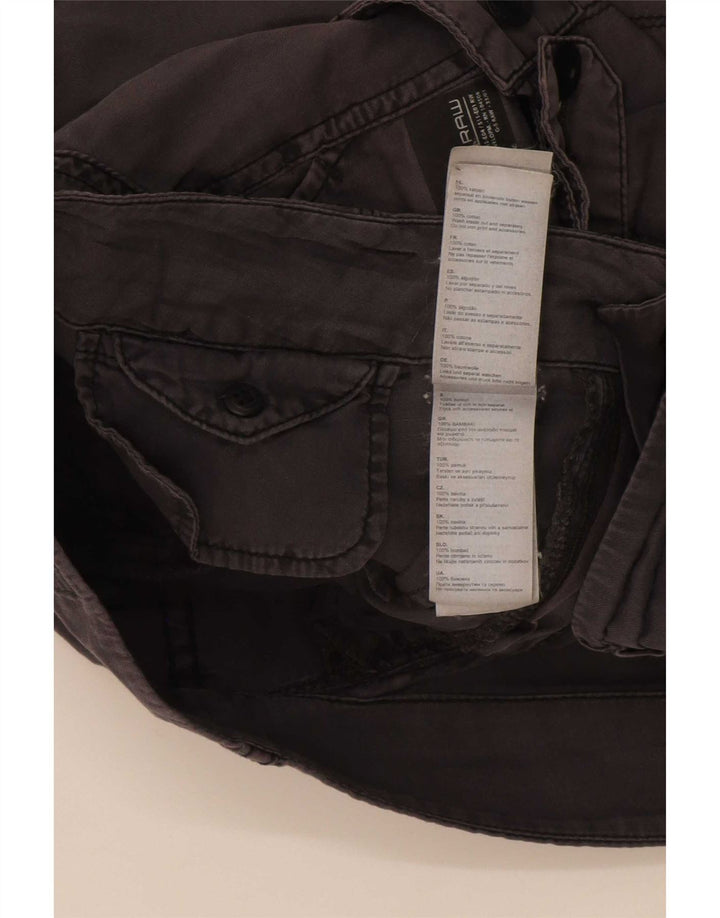 G-Star Womens Cargo Skirt Medium W28 Grey Cotton