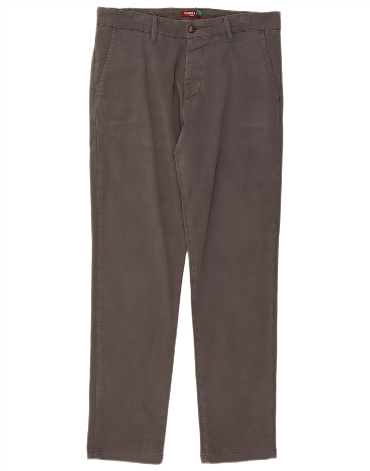 Carrera Mens Regular Chino Trousers IT 48 Medium W33 L31 Grey Cotton