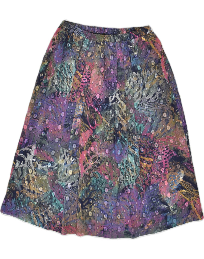 VINTAGE Womens Crazy Pattern A-Line Skirt EU 40 Medium W30 Multicoloured | Vintage Vintage | Thrift | Second-Hand Vintage | Used Clothing | Messina Hembry 