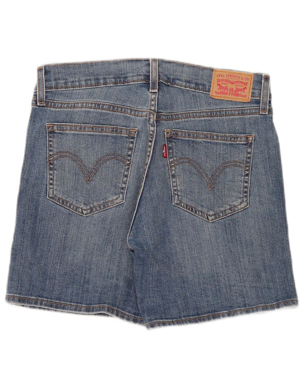 Levi's Womens Denim Shorts W27 Small Blue Cotton