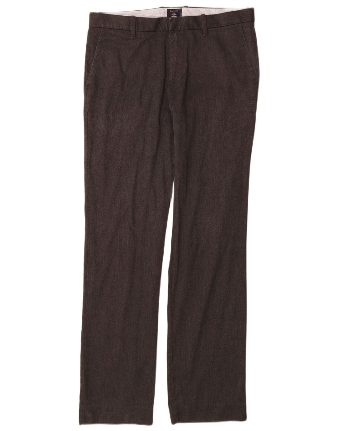 Gap Mens Straight Chino Trousers W33 L34 Grey Cotton