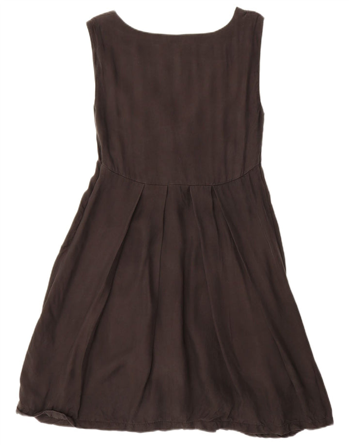 Armani Jeans Womens Sleeveless A-Line Dress EU 40 Medium Black