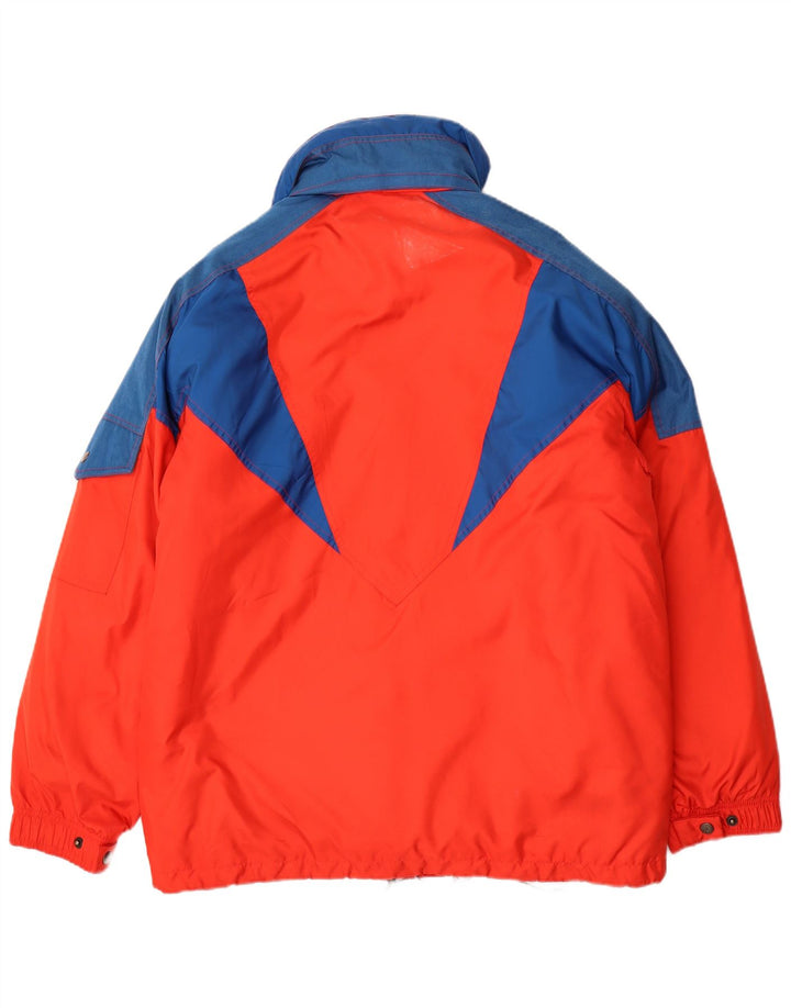 Dubin Mens Loose Fit Ski Jacket IT 46 Small Red Colourblock Polyester