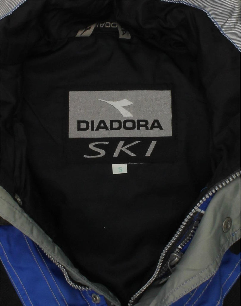 DIADORA Boys Hooded Ski Jacket 9-10 Years Small Blue Polyamide | Vintage Diadora | Thrift | Second-Hand Diadora | Used Clothing | Messina Hembry 