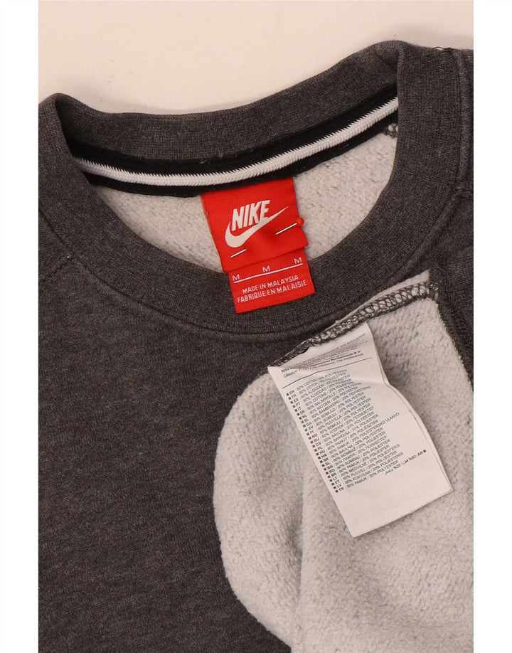 Nike Mens Sweatshirt Jumper Medium Grey Cotton