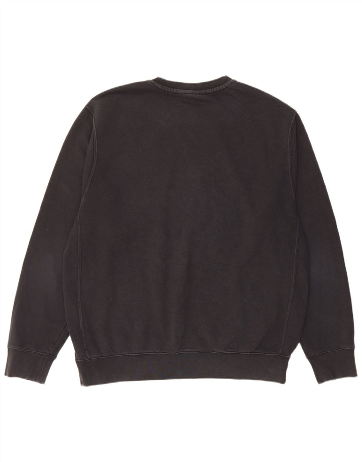 Nike Mens Sweatshirt Jumper Large Black Cotton