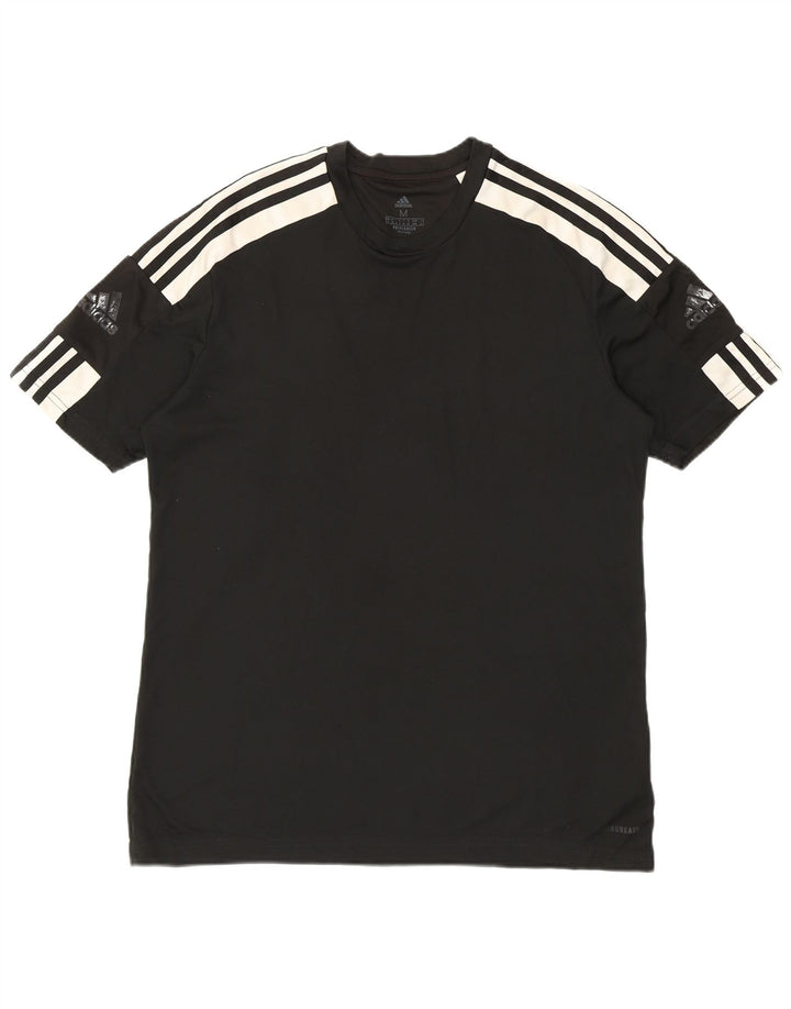 Adidas Mens Aeroready Graphic T-Shirt Top Medium Black Colourblock
