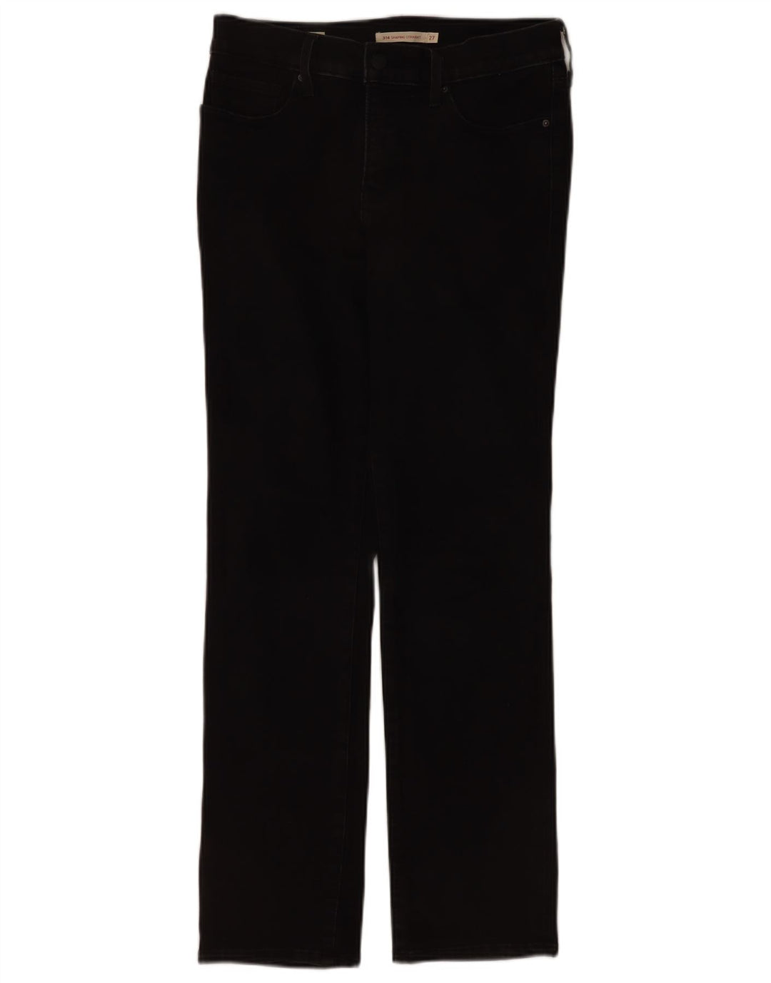 Levi's Womens 314 Shaping Straight Jeans W27 L30 Black