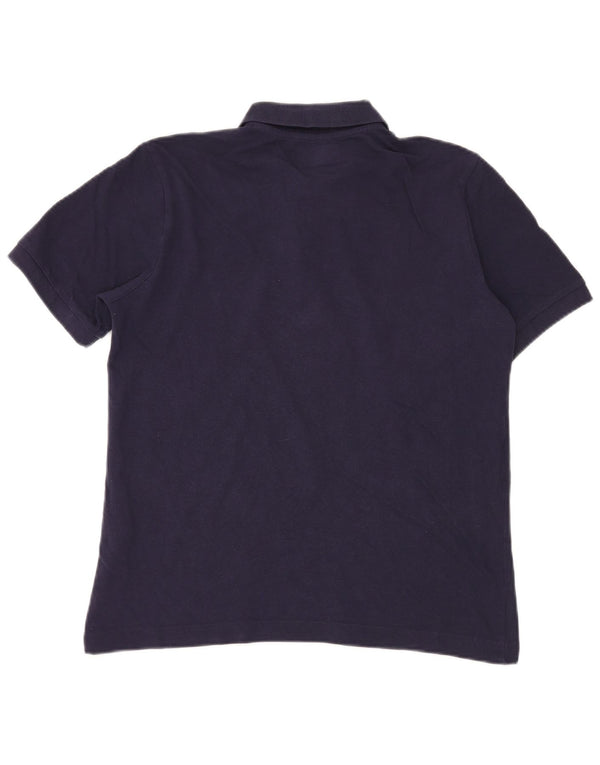 KAPPA Mens Polo Shirt Medium Navy Blue Cotton